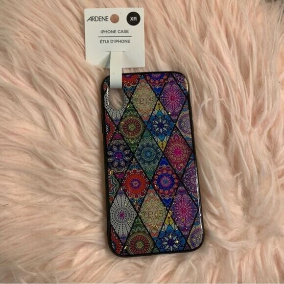 ❗️ Ardene iPhone XR Mandala Print Phone Case - Picture 1 of 4